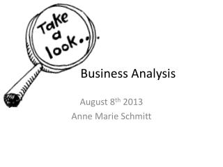 Business Analysis