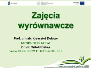 Zajęcia wyrównawcze