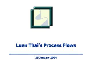 Luen Thai’s Process Flows _________________________ 15 January 2004