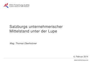 Mag. Thomas Oberholzner