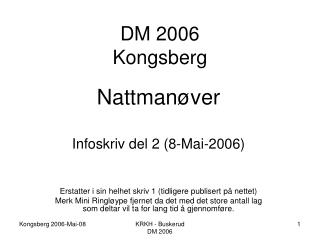 DM 2006 Kongsberg