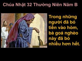 Chúa Nhật 32 Thường Niên Năm B