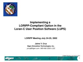 Implementing a LORIPP-Compliant Option in the Loran-C User Position Software (LUPS)