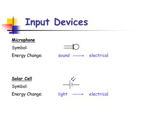 Input Devices