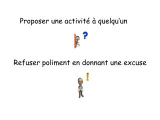 Proposer une activité à quelqu’un