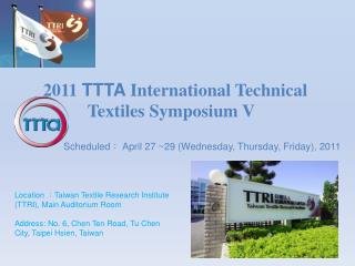 2011 TTTA International Technical Textiles Symposium V