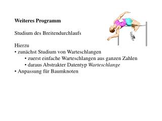 Weiteres Programm