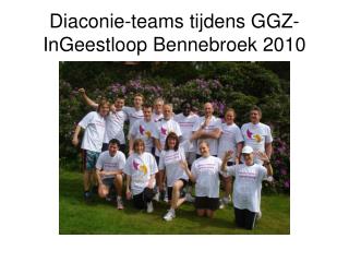 Diaconie-teams tijdens GGZ-InGeestloop Bennebroek 2010