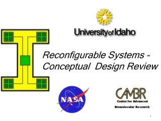 Reconfigurable Systems - Conceptual Design Review