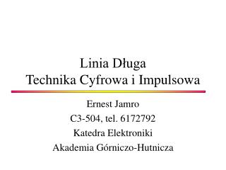 Linia Długa Technika Cyfrowa i Impulsowa