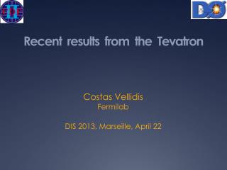 Recent results from the Tevatron