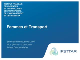 Femmes et Transport