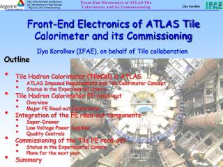 Front-End Electronics of ATLAS Tile Calorimeter and its Commissioning