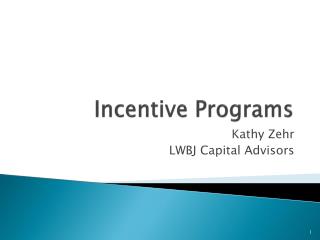 Incentive Programs