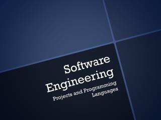 Software Engineering