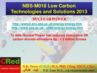 NBS-M018 Low Carbon Technologies and Solutions 2013