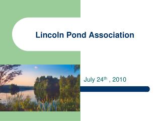 Lincoln Pond Association