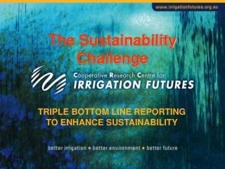 The Sustainability Challenge