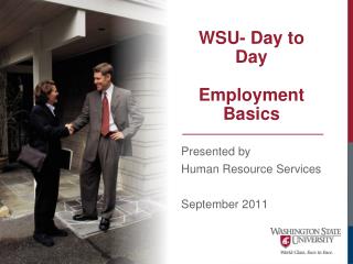 WSU- Day to Day Employment Basics