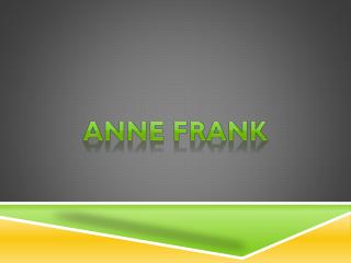 Anne frank