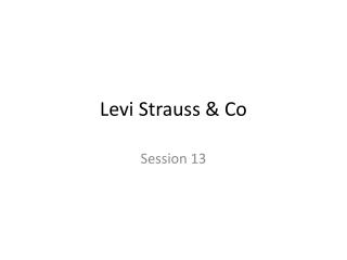 Levi Strauss &amp; Co