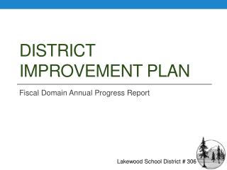 District Improvement Plan