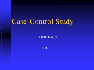 Case-Control Study