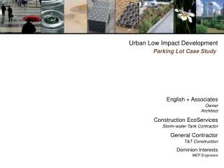Urban Low Impact Development