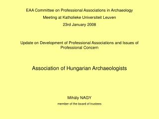 Association of Hungarian Archaeologists