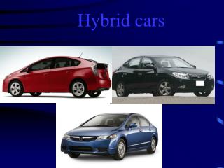 Hybrid cars