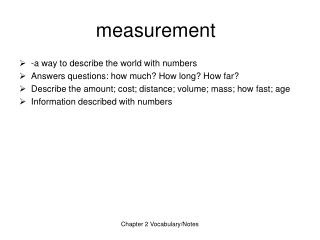 measurement