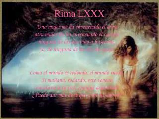 Rima LXXX