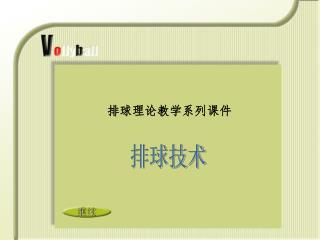 排球理论教学系列课件