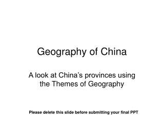 Geography of China