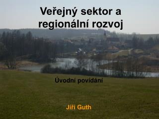 Veřejný sektor a regionální rozvoj