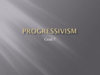 Progressivism