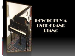 How to Buy a Used Baby Grand Piano