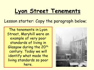 Lyon Street Tenements