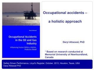 Occupational accidents – a holistic approach