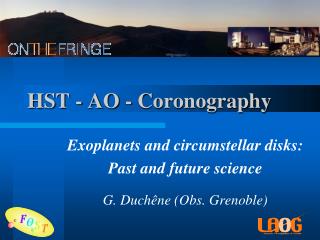 HST - AO - Coronography