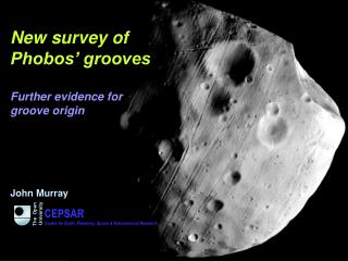 New survey of Phobos’ grooves Further evidence for groove origin