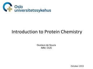 Introduction to Protein Chemistry