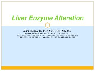 Liver Enzyme Alteration