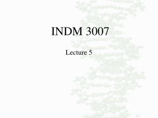 INDM 3007