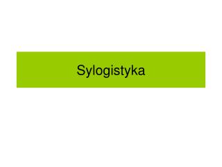 Sylogistyka