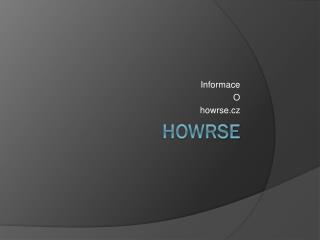 Howrse