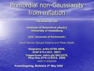 Primordial non-Gaussianity from inflation