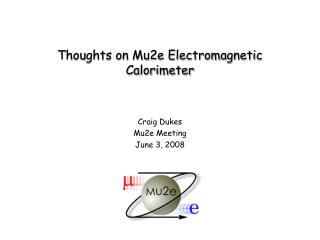 Thoughts on Mu2e Electromagnetic Calorimeter