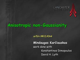 Anisotropic non-Gaussianity