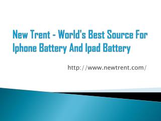 Newtrent ipad battery